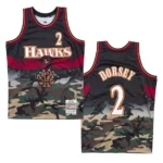 Hawks #2 Moses Malone Woodland Camo Jersey - Camo - 49Native