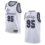 Lakers 2022-23 City Edition Juan Toscano-Anderson White Jersey Swingman - 49Native