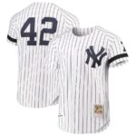 Mariano Rivera New York Yankees Mitchell & Ness Jersey - White - 49Native