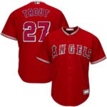 Mike Trout Los Angeles Angels Big & Tall Replica Player Jersey - Red - 49Native