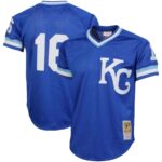 Bo Jackson Kansas City Royals Mitchell & Ness Cooperstown Collection Big & Tall Mesh Batting Practice Jersey - Royal - 49Native