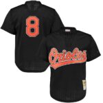 Cal Ripken Jr. Baltimore Orioles Mitchell & Ness Cooperstown Mesh Batting Practice Jersey - Black - 49Native