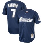 Craig Biggio Houston Astros Mitchell & Ness Cooperstown Collection 1994 Jersey - Navy - 49Native