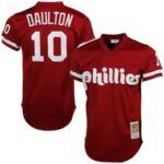 Darren Daulton Philadelphia Phillies Mitchell & Ness Cooperstown Mesh Batting Practice Jersey - Red - 49Native