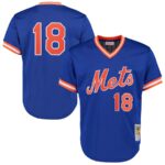 Darryl Strawberry New York Mets Mitchell & Ness Cooperstown Mesh Batting Practice Jersey - Royal - 49Native