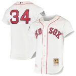 David Ortiz Boston Red Sox Mitchell & Ness 2004 Cooperstown Collection Home Jersey - White - 49Native