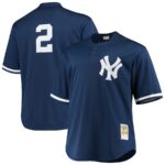 Derek Jeter New York Yankees Mitchell & Ness Big & Tall Batting Practice Replica Player Jersey - Navy - 49Native