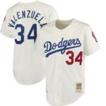 Fernando Valenzuela Los Angeles Dodgers Mitchell & Ness Jersey - White - 49Native