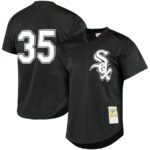 Frank Thomas Chicago White Sox Mitchell & Ness Cooperstown Mesh Batting Practice Jersey - Black - 49Native