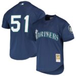 Ichiro Suzuki Seattle Mariners Mitchell & Ness Cooperstown Collection Mesh Batting Practice Jersey - Royal - 49Native