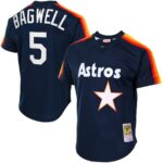 Jeff Bagwell Houston Astros Mitchell & Ness Cooperstown Mesh Batting Practice Jersey - Navy - 49Native