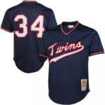 Kirby Puckett Minnesota Twins Mitchell & Ness 1985 Cooperstown Collection Mesh Batting Practice Jersey - Navy - 49Native