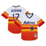 Lance Berkman Houston Astros Mitchell & Ness 2004 Cooperstown Collection Throwback Jersey - White - 49Native