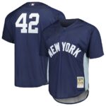 Mariano Rivera New York Yankees Mitchell & Ness Cooperstown Collection 2009 Batting Practice Jersey - Navy - 49Native