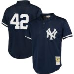 Mariano Rivera New York Yankees Mitchell & Ness Cooperstown Collection Big & Tall Mesh Batting Practice Jersey - Navy - 49Native