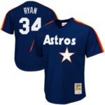 Nolan Ryan Houston Astros Mitchell & Ness 1988 Cooperstown Collection Mesh Batting Practice Jersey - Navy - 49Native
