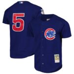 Nomar Garciaparra Chicago Cubs Mitchell & Ness Cooperstown Collection 2005 Batting Practice Jersey - Royal - 49Native