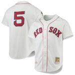 Nomar Garciaparra Boston Red Sox Mitchell & Ness 1997 Cooperstown Collection Jersey - White - 49Native