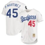 Pedro Martinez Los Angeles Dodgers Mitchell & Ness 1993 Cooperstown Collection Home Jersey - White - 49Native