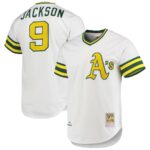 Reggie Jackson Oakland Athletics Mitchell & Ness 1972 Cooperstown Collection Jersey - White - 49Native