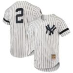 New York Yankees Mitchell & Ness Cooperstown Collection 1996 Home Jersey - White - 49Native