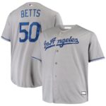 Mookie Betts Los Angeles Dodgers Big & Tall Replica Player Jersey - Gray - 49Native