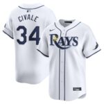 Aaron Civale Tampa Bay Rays Nike Home Limited Player Jersey - White - 49Native