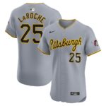 Adam LaRoche Pittsburgh Pirates Nike Road Elite Player Jersey - Gray - 49Native