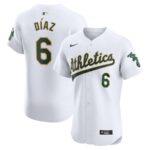 Aledmys Diaz Oakland Athletics Nike Home Elite Player Jersey - White - 49Native