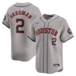 Alex Bregman Houston Astros Nike Away Limited Player Jersey - Gray - 49Native