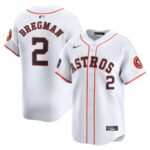 Alex Bregman Houston Astros Nike 2024 MLB World Tour Mexico City Series Home Limited Player Jersey - White - 49Native