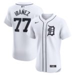 Andy Ibanez Detroit Tigers Nike Home Elite Player Jersey - White - 49Native