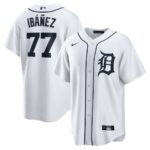 Andy Ibáñez Detroit Tigers Nike Home  Replica Player Jersey - White - 49Native