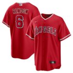 Anthony Rendon Los Angeles Angels Nike Alternate Replica Player Name Jersey - Red - 49Native