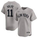 Anthony Volpe New York Yankees Nike Away Limited Player Jersey - Gray - 49Native