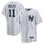 Anthony Volpe New York Yankees Nike Home Replica Player Jersey - White - 49Native