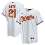 Austin Hays Baltimore Orioles Nike Replica Player Jersey - White - 49Native
