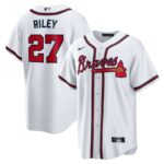 Austin Riley Atlanta Braves Nike Home Replica Player Jersey - White - 49Native