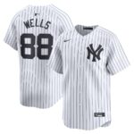 Austin Wells New York Yankees Nike Home Limited Player Jersey - White - 49Native