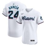 Avisail Garcia Miami Marlins Nike Home Elite Player Jersey - White - 49Native