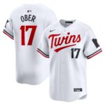 Bailey Ober Minnesota Twins Nike Home Limited Player Jersey - White - 49Native