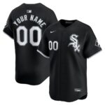 Chicago White Sox Nike  Alternate Limited Custom Jersey - Black - 49Native