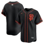 San Francisco Giants Nike  Alternate Limited Jersey - Black - 49Native