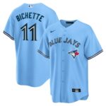 Bo Bichette Toronto Blue Jays Nike Alternate Replica Player Name Jersey - Powder Blue - 49Native
