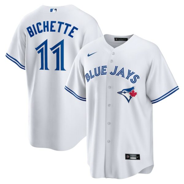 Bo Bichette Toronto Blue Jays Nike Replica Player Jersey - White - 49Native