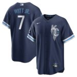 Bobby Witt Jr. Kansas City Royals Nike City Connect Replica Player Jersey - Navy - 49Native