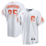Brandon Crawford San Francisco Giants Nike City Connect Replica Player Jersey - White - 49Native