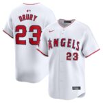 Brandon Drury Los Angeles Angels Nike Home Limited Player Jersey - White - 49Native