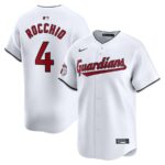 Brayan Rocchio Cleveland Guardians Nike Home Limited Player Jersey - White - 49Native