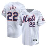Brett Baty New York Mets Nike Home Limited Player Jersey - White - 49Native